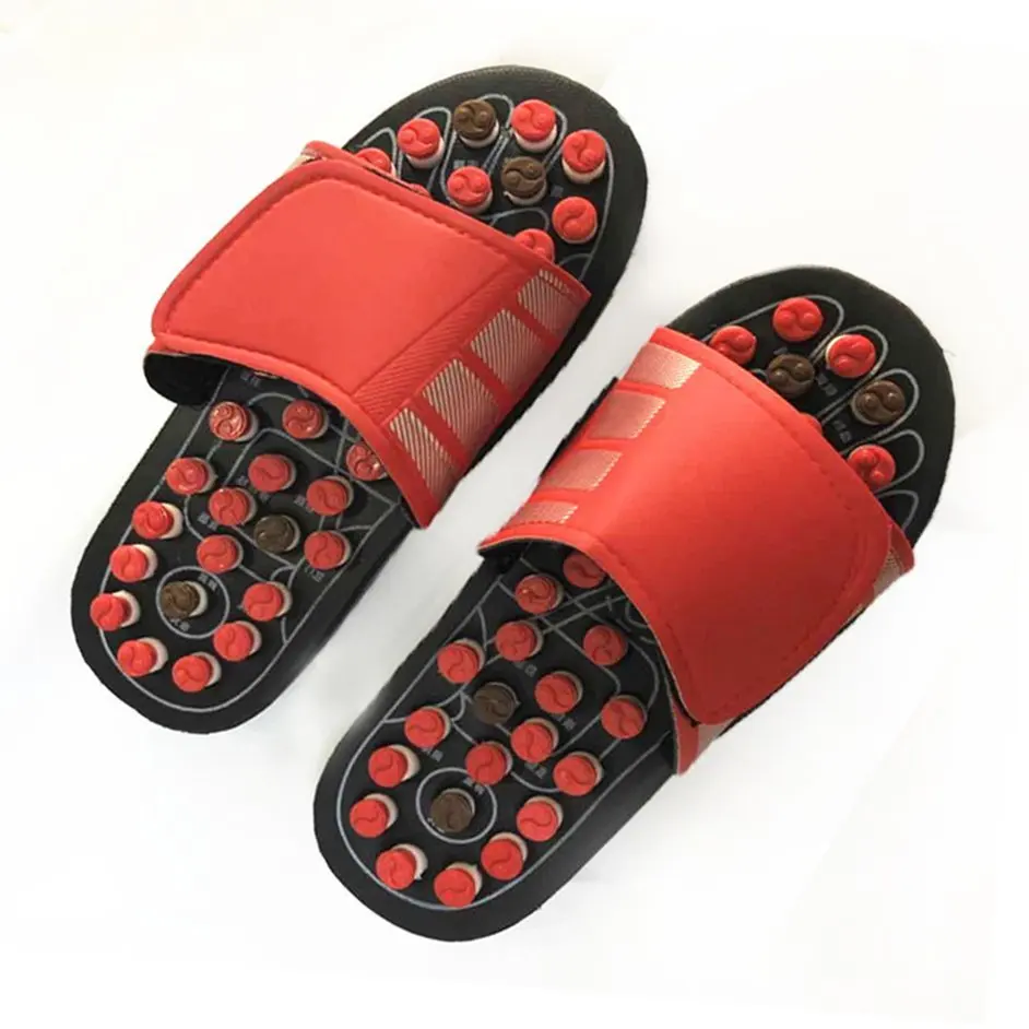 Factory price  therapy shoes  massage slippers couples models fashionable foot acupoint health shoes  home use