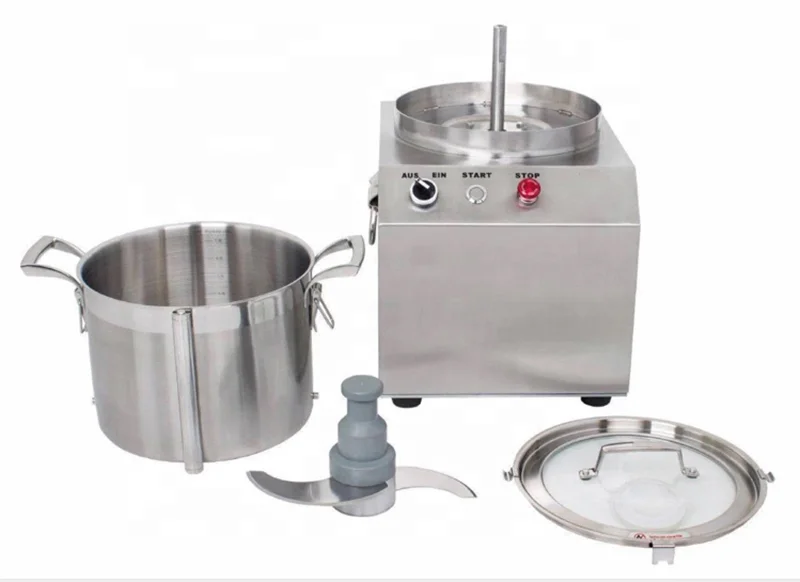 Large capacity 15L electric automatic stainless steel bowl cutter chopper mixer