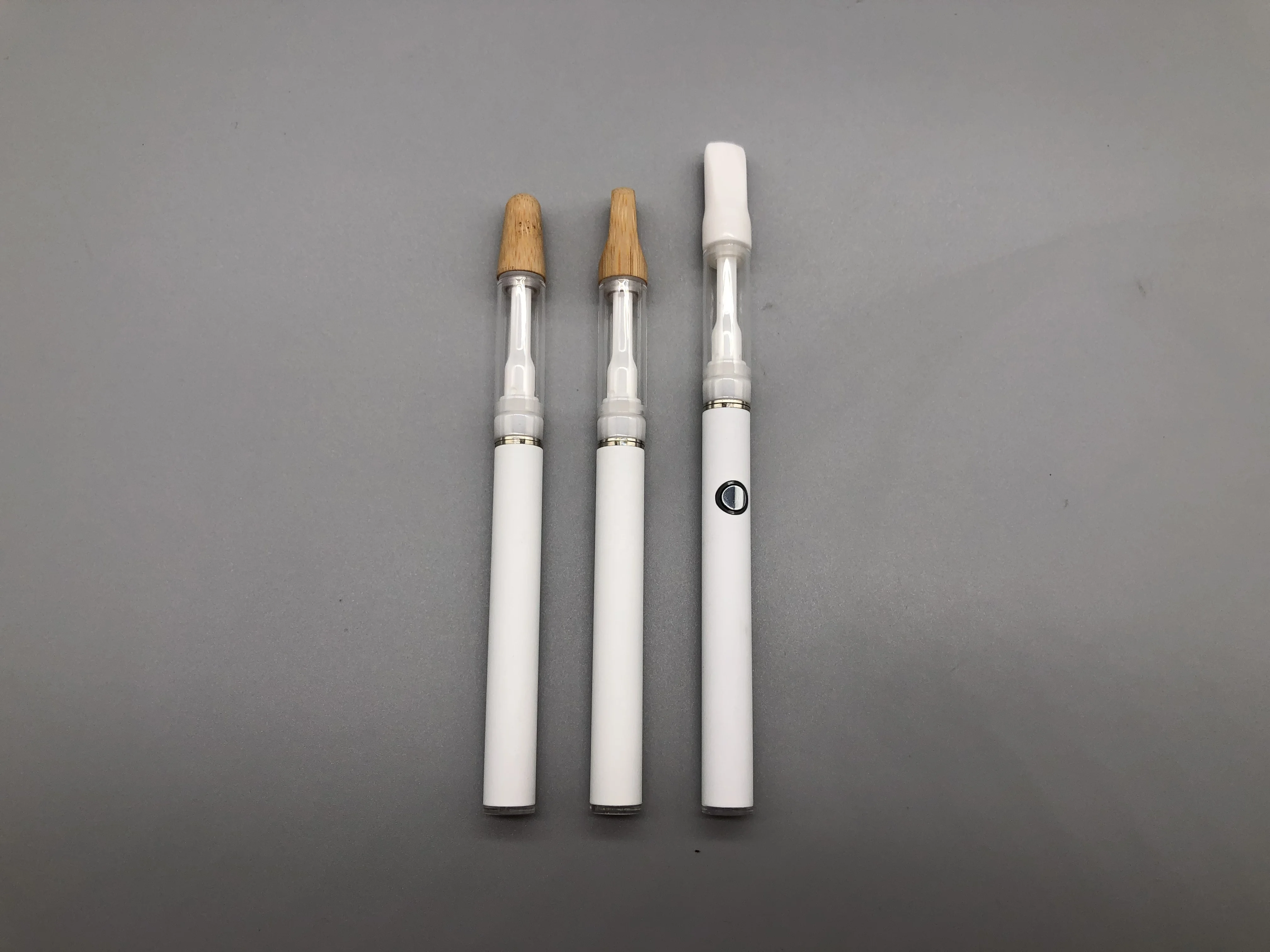 
Heavy Metal Test Passed Bulk Ceramic 0.5Ml 1 Ml 510 Thread Atomizer Oil Tank Cbd Vape Cartridge 