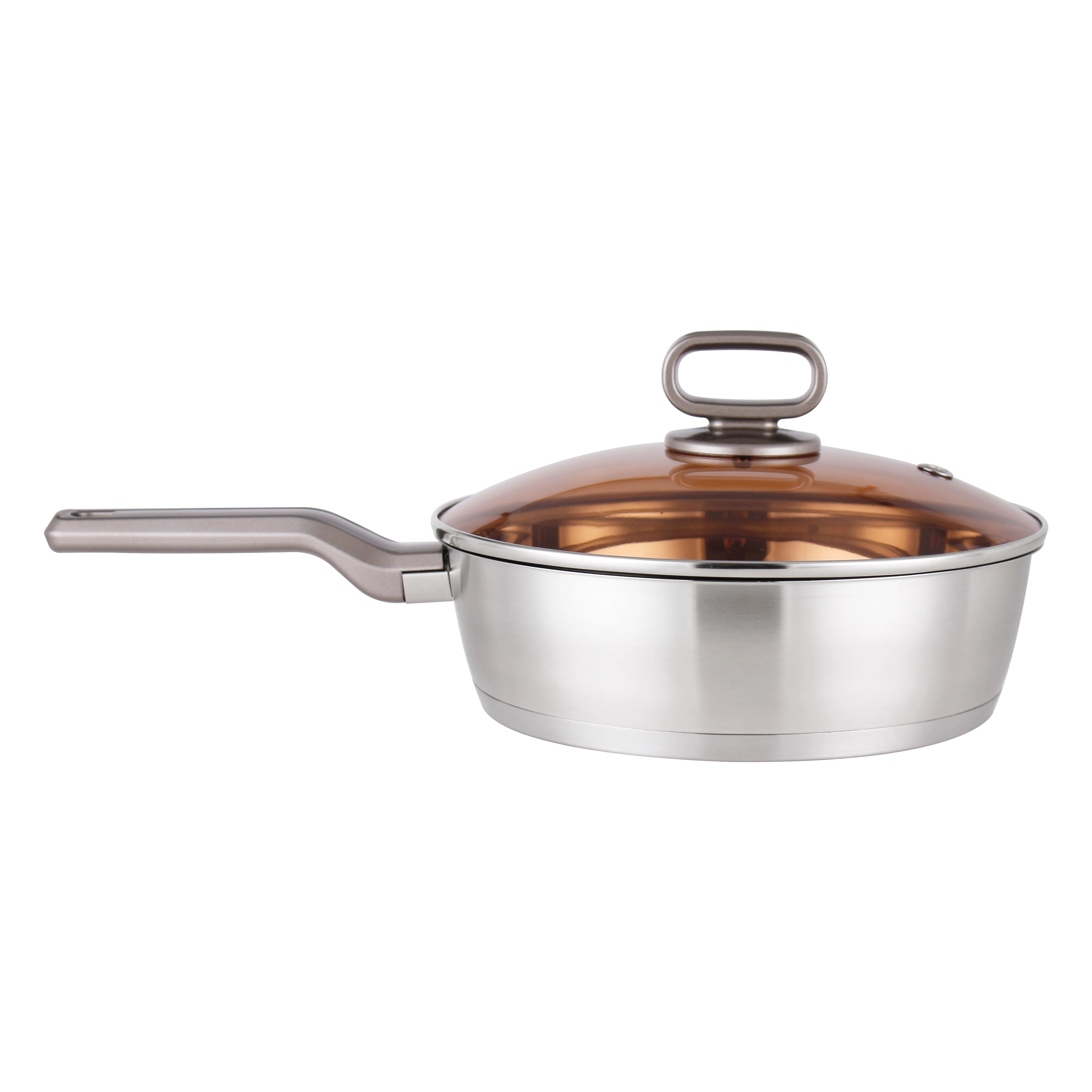 
New Sauce Pot Set Induction Base Cookware Stainless Steel Cookware <span style=