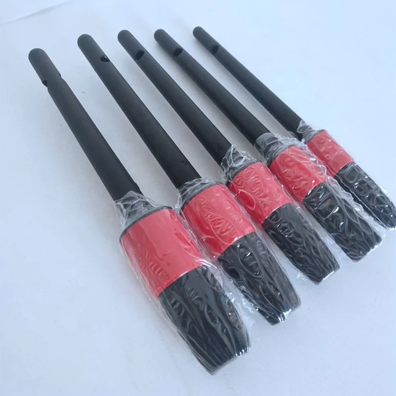 5 шт./компл. Набор Щеток Для детейлинга и мытья автомобиля щетка для чистки волос в виде кабана инструменты автодетейлинга аксессуары приборной