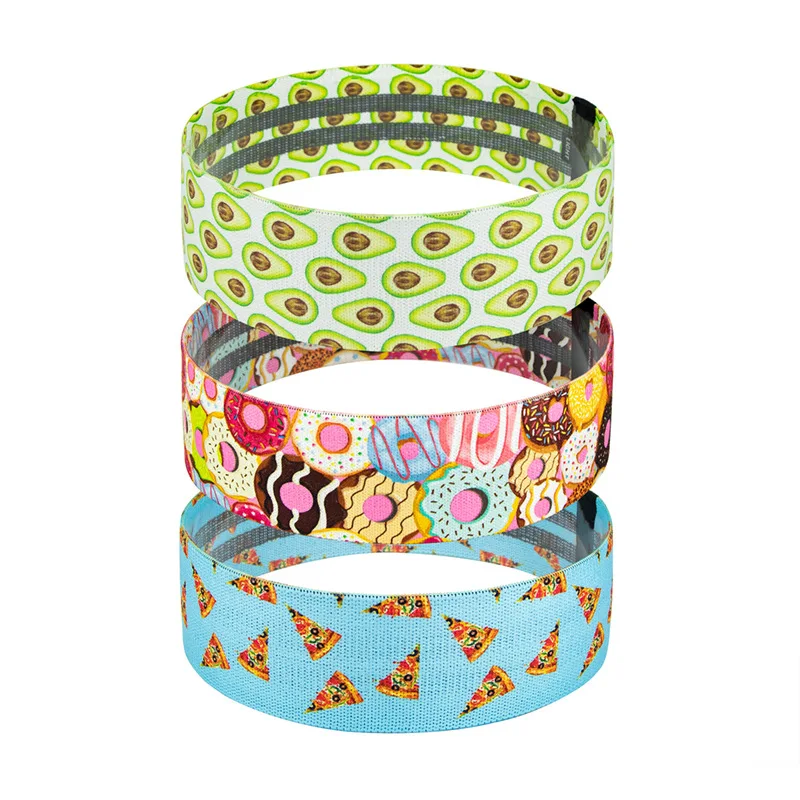 Custom Logo Printed Yoga Gym Exercise fitness for Legs Fast Delivery Gym Hip Circle Resistance Band Yoga