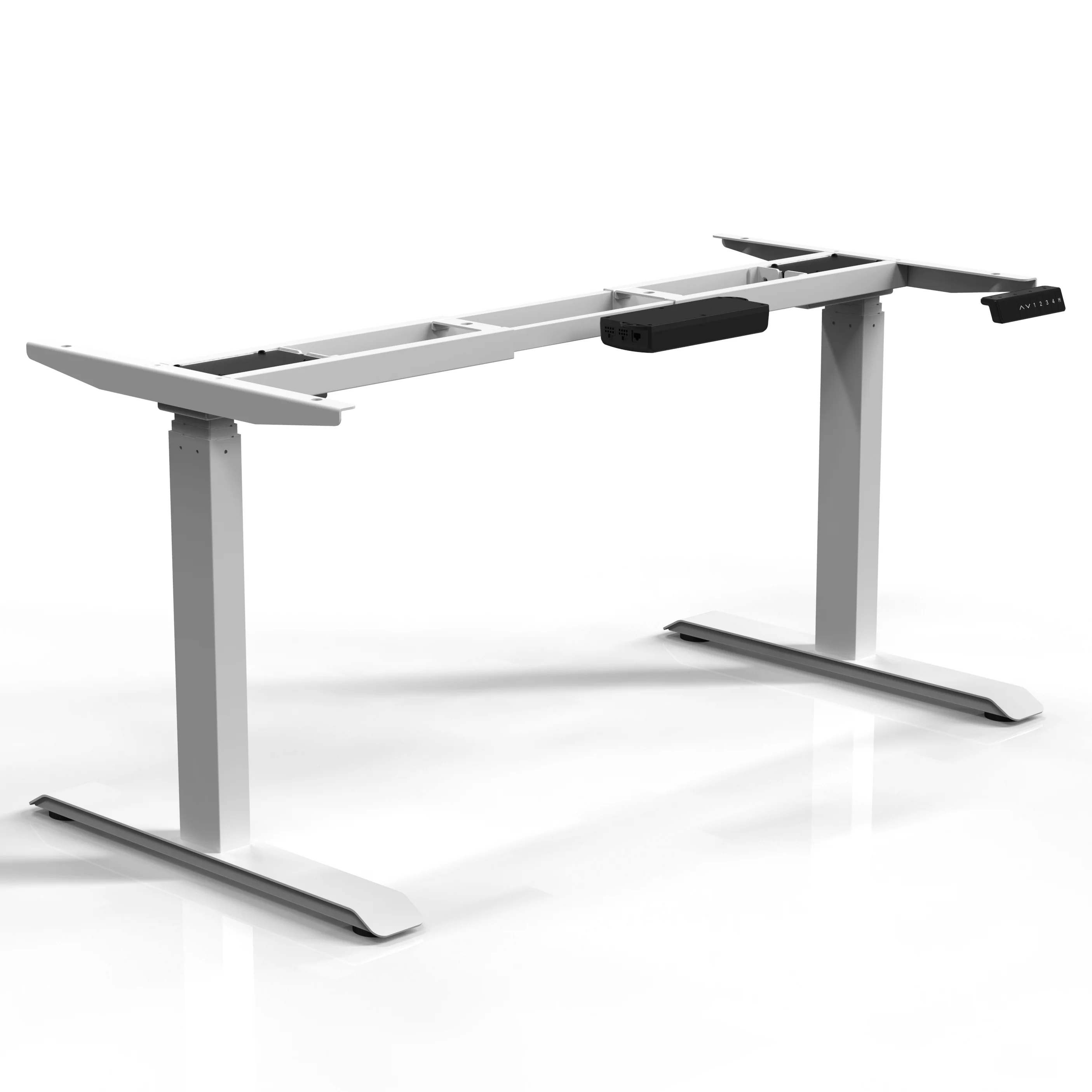 Office furniture A16 work station height adjustable desk electric sit stand table frame