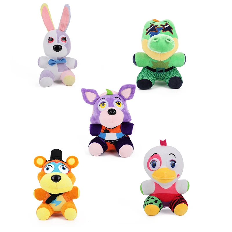 Drop-shipping Five Nights at Freddy Pendant Keychain FNAF Peluches Plush Stuffed FNAF Freddy Plush Toys