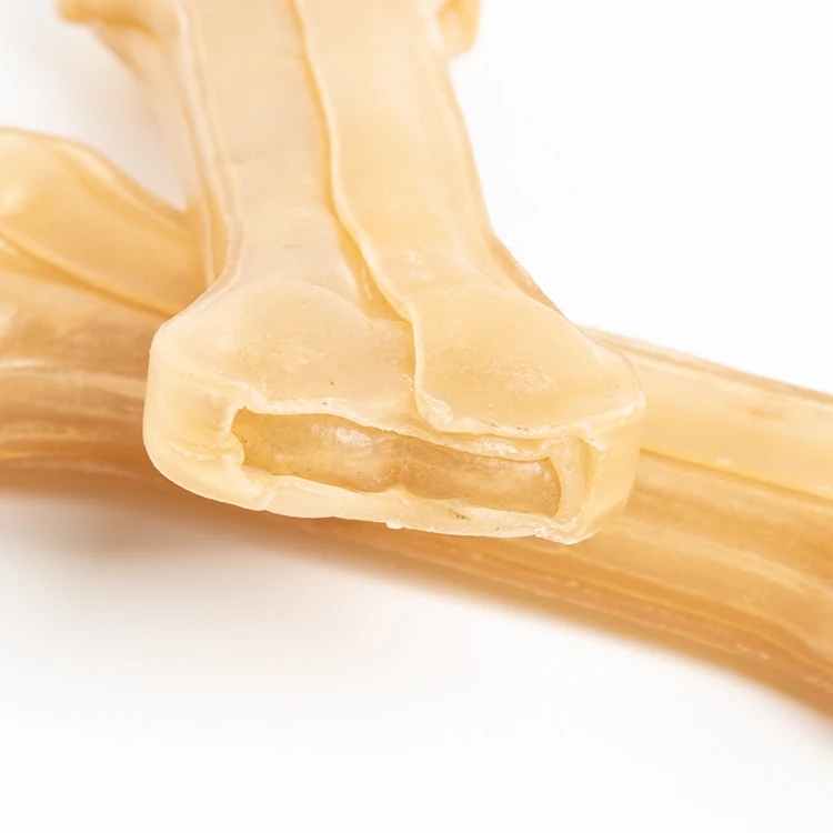 8 inches Natural rawhide pressed bone  dog treats manufacturer