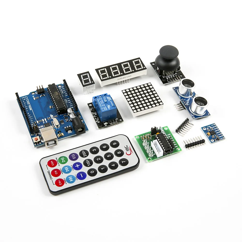 KUONGSHUN Development Board Starter Kit R3 Board With Compatible With Arduino uno IDE