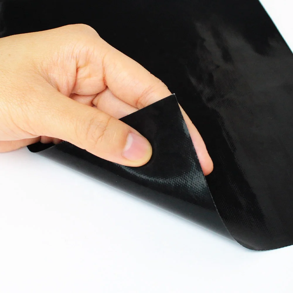 3- Black Color Heat Resistant Non-sticky PTFE Coated Fiberglass Fabric Cloth Sheet for Heat Press Cover