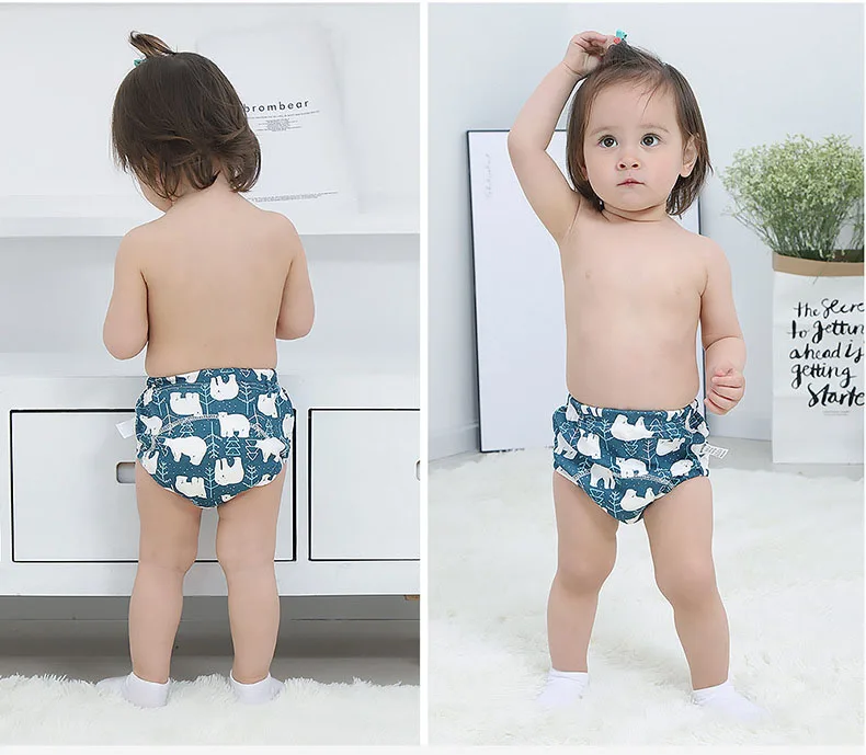 
2020 hot sell cotton baby training pants baby Trainers Potty Pants cloth diaper 