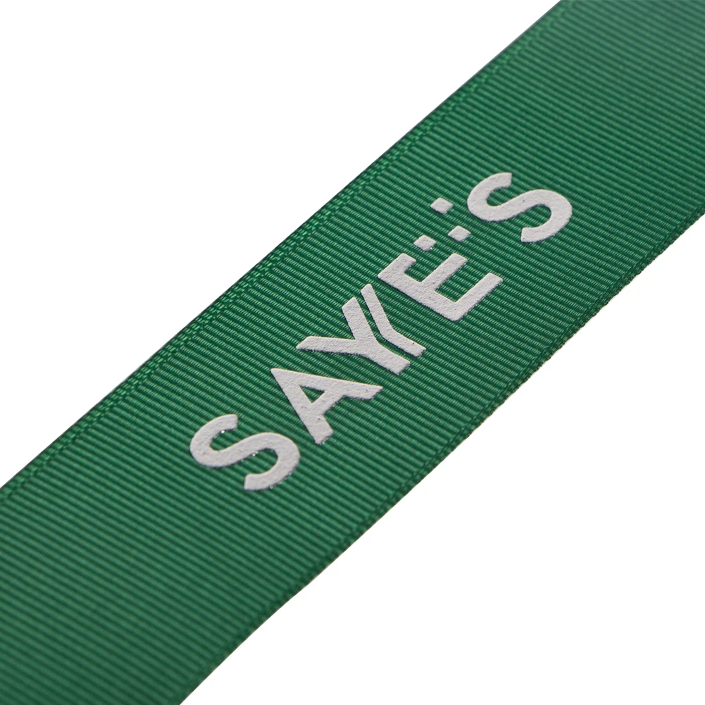 Single face grosgrain printed ribbon custom printed ribbon logo