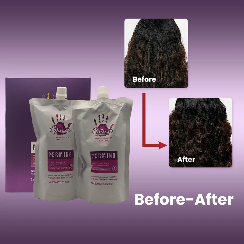 Factory best hair perm cream protein permanent collagen custom oem odm hair curling perm lotion