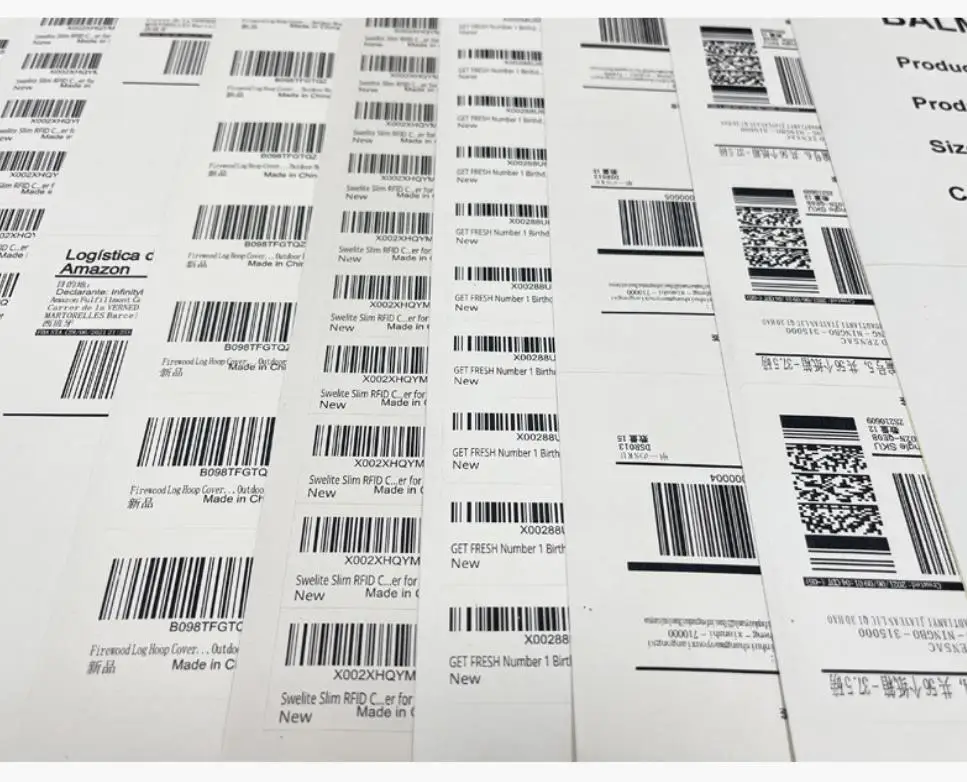 Amazon FBA Labels / FNSKU Labels for single or multiple product lines (A4 sheets)