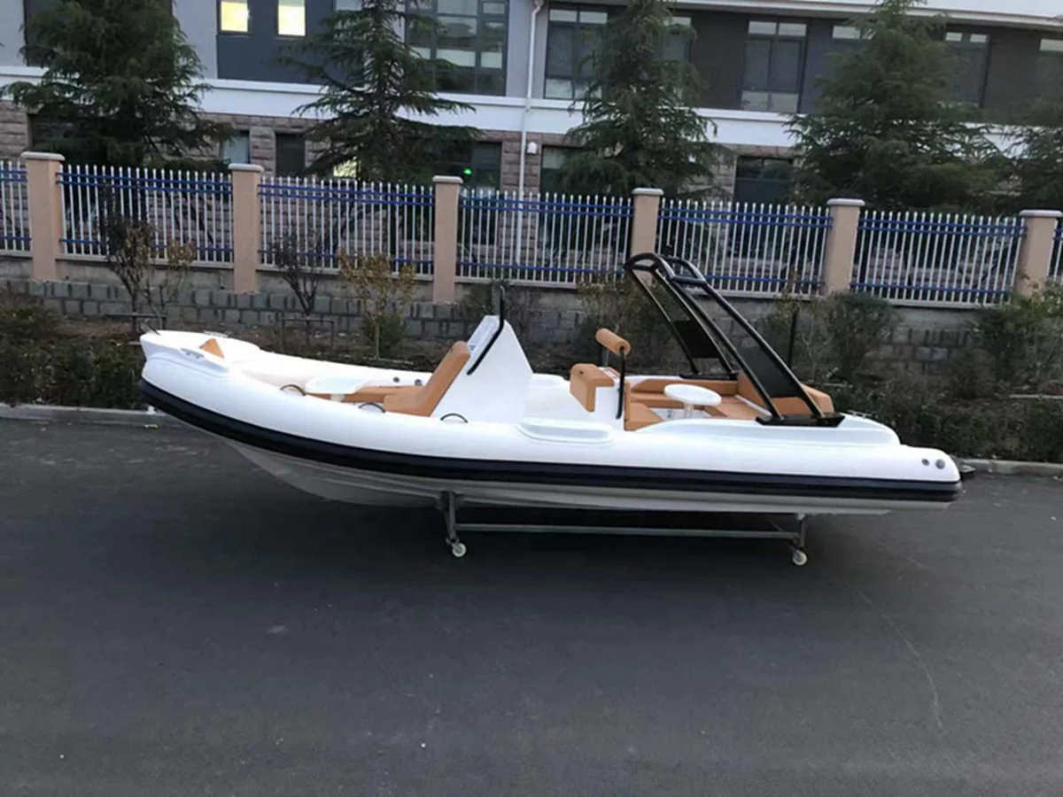 Liya 6.6m hypalon rigid inflatable boat rib sport fishing boats for sale