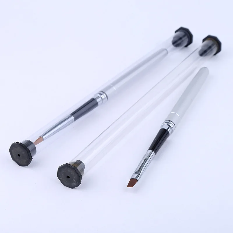 Nail Products Wholesale Metal Pole Crystal Nail Pen Lip Brush Detachable Combination Crystal Carving Pen