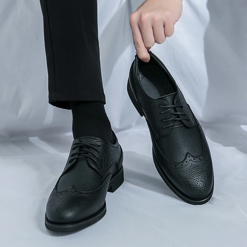 2025 Trending Products Zapato De Cuero Hombre Fashion Mocassin Shoes For Men Formal Business Hommes Chaussures De Ville Hommes