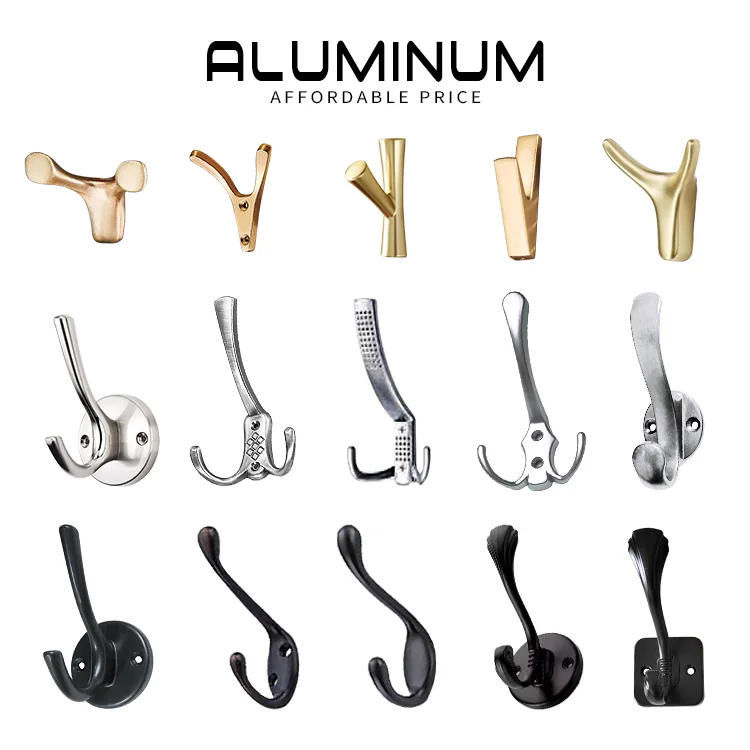 New Listing Modern Creative Display Towel Zinc Alloy Wall Mount Hat And Coat Hook Hat Hooks