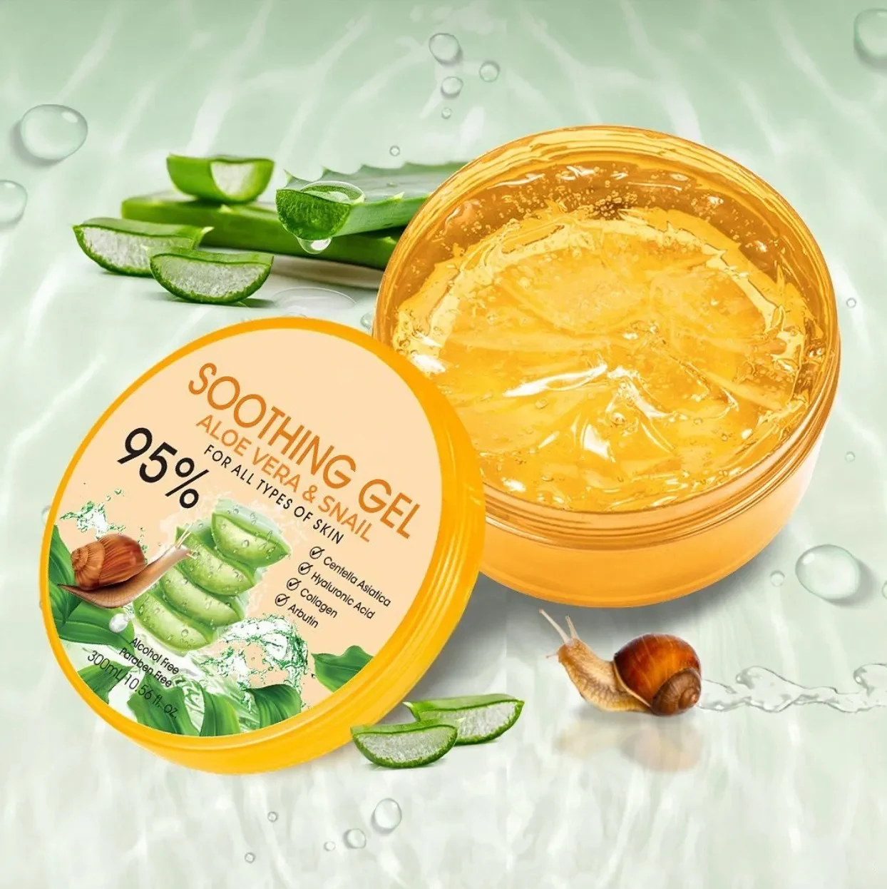 Private Lhalloween Shoe Charms and Vegan Aloe Vera & Snail Moisturizer Soothing Gel Shoe Accessories Charms Wristbands Day Skin