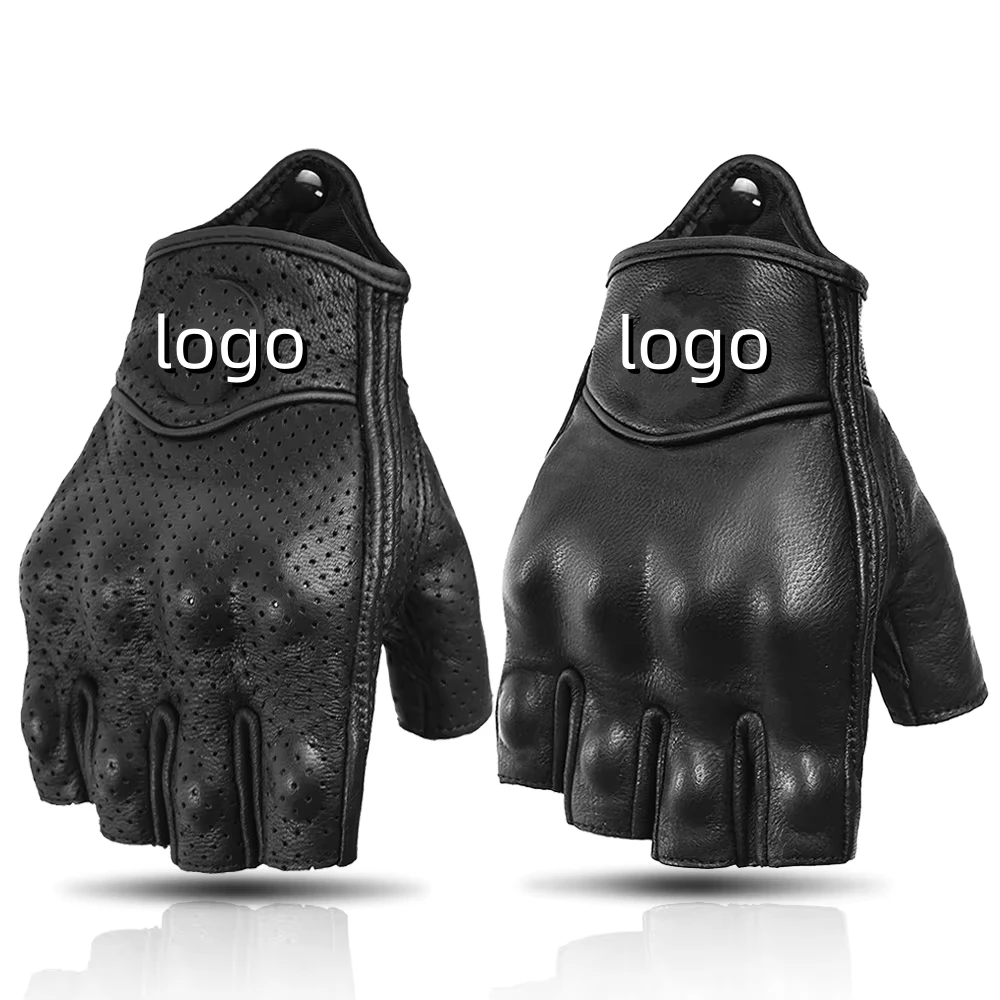 Full-Finger Breathable Leather Winter Gloves Sports Motorbike Racing Gym Climbing Touch Screen Compatible Motorcycle Riding