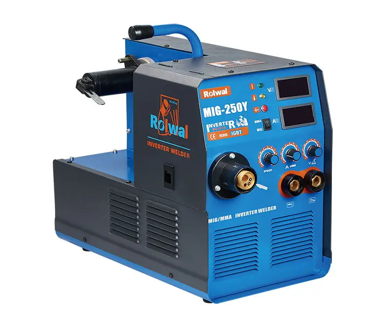 Инвертор Rolwal MIG-315Y 315A MIG/MAG/MMA IGBT DC CO2 Flux 15 кг устройство для подачи проволоки сварочный аппарат