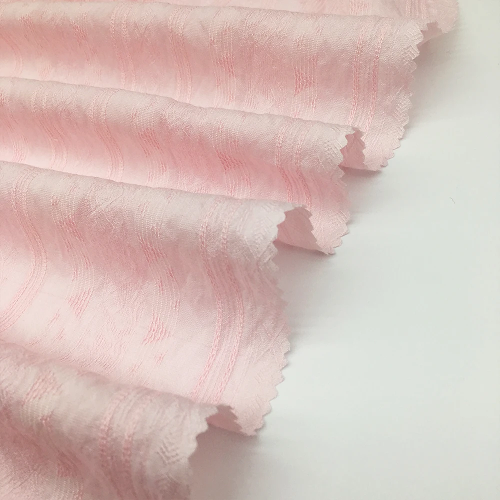 22%nylon 78%rayon jacquard style custom blouses china fabric textile rayon