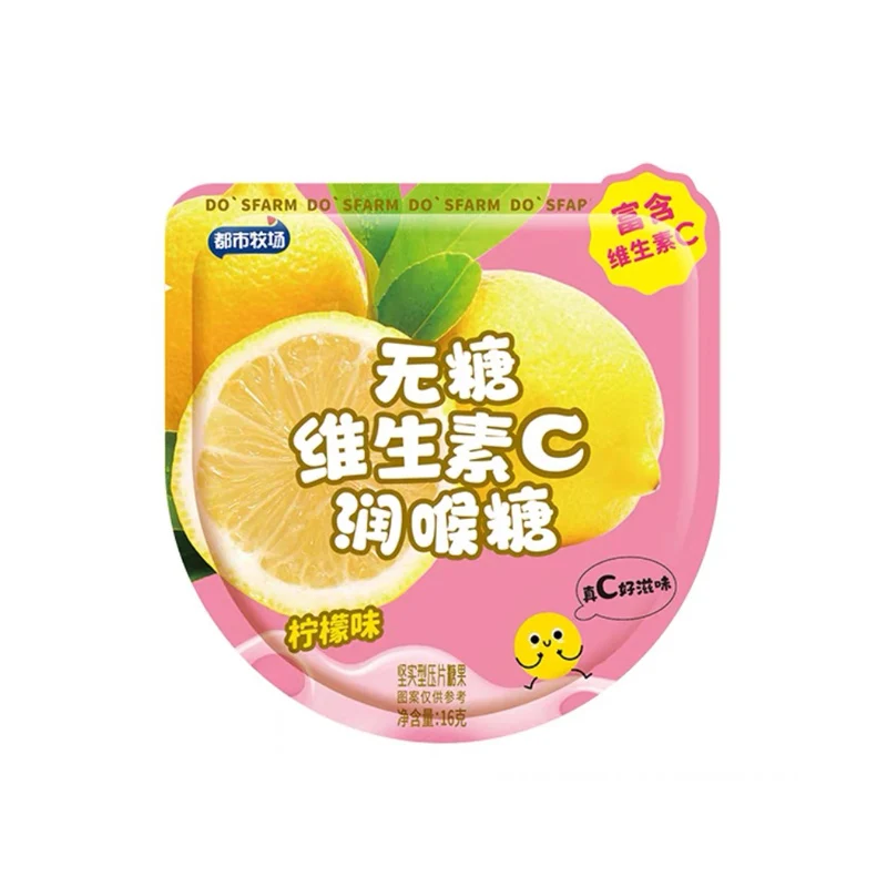 16g Sour Mint Sachet Package Custom Flavor Sugar Free Dry Mouth Mints Vitamin Candy Factory