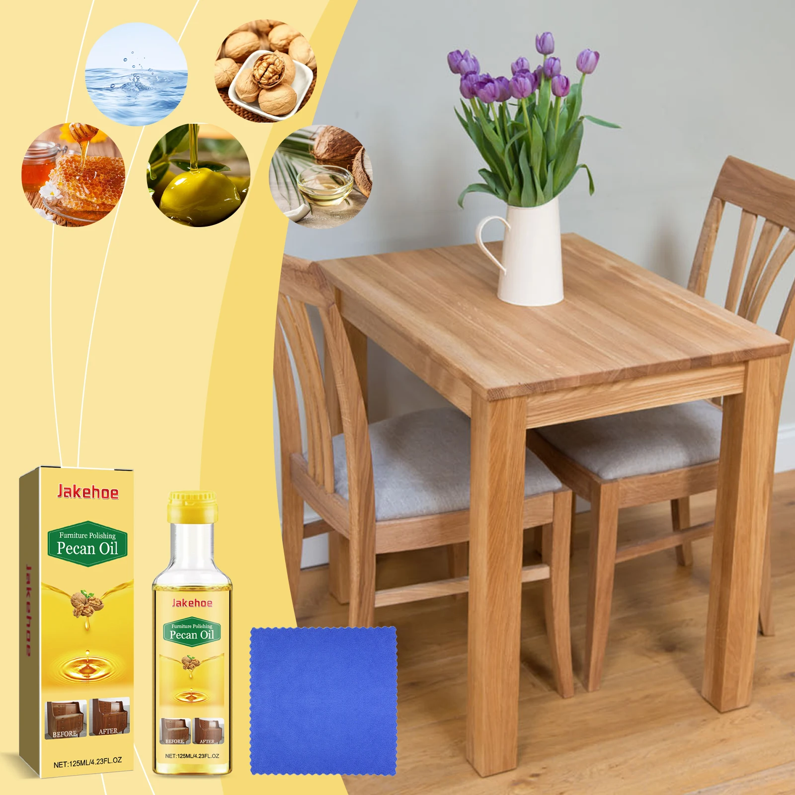 Jakehoe Furniture Polish Protective Wood Furniture Polish Shiny Furniture Polish For Wood