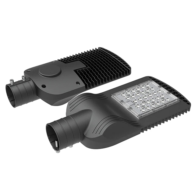 
New published IP66 LED street light 50w Die-casting aluminium housing black and grey Luxeon 5050 chips PMMA lens 