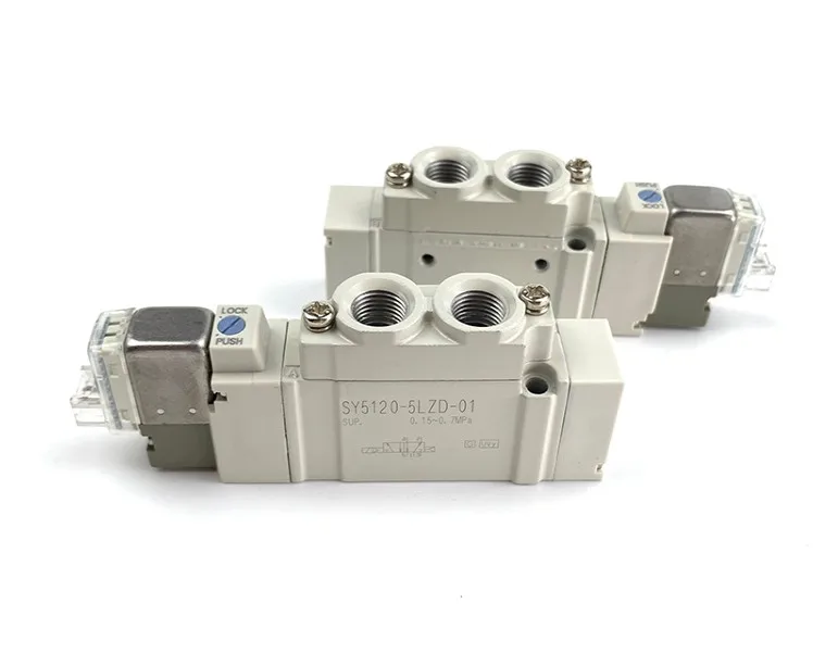 SY5120-5LZD-01 5/2 Way 24V Соленоидный клапан-SMC