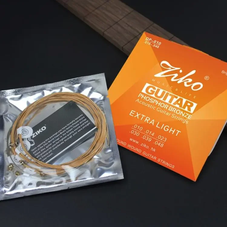 Wholesale .010 gauge 90/10 copper content rust proof Phosphor bronze wooden  acoustic guitar string for sale