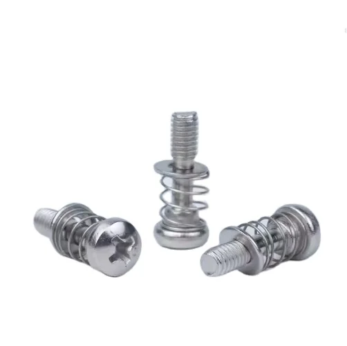 316 304 Stainless steel OEM  Combined Spring Washer Loaded Screws