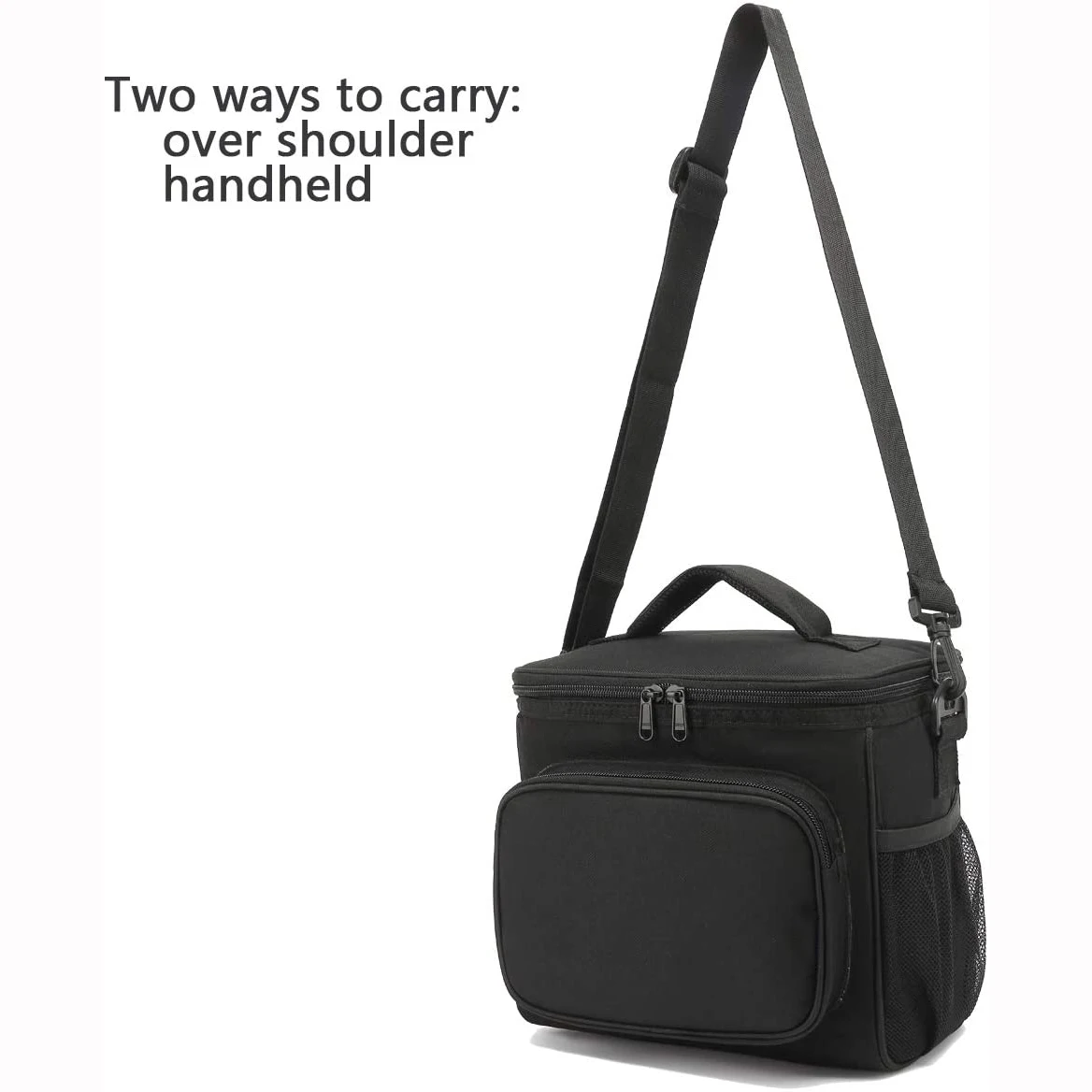 Reusable Lunch Bag Full Print Cooler Insulated Cooler Box for Picnic lunch bag with bowls medium size lunch bag