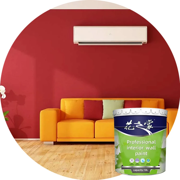 OEM ODM Colorful Interior Bedroom Wall Coating Net Smell Latex Emulsion Paint