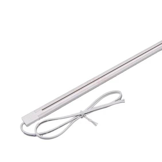 2022 Hot Sale PVC Fireproof Material Shell Built-in Design Power Track for Clothing Store Iron Shelves with Rigid Light Bar