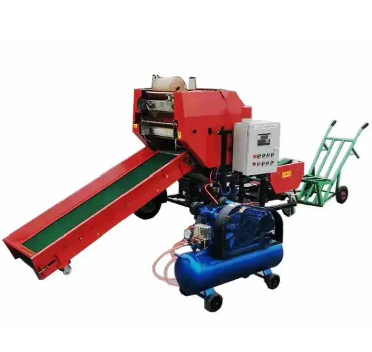 Weiwei New Automatic Silage Wrapping Baling Machine High Productivity Forage Straw Baler