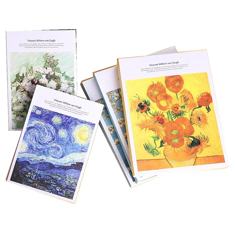  16K/25K artpaper softcover sleeve and blank paper inner drawing book wholesale stock sketch notebook