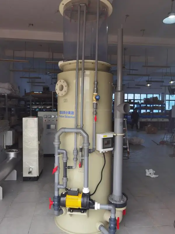 Protein skimmer for industrial fish farm protein skimmer machine recirculting aquaculture system in stock