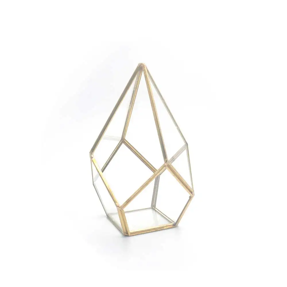 Geometric Glass Terrarium Wholesale Decorations for Home Tabletop Vase Europe
