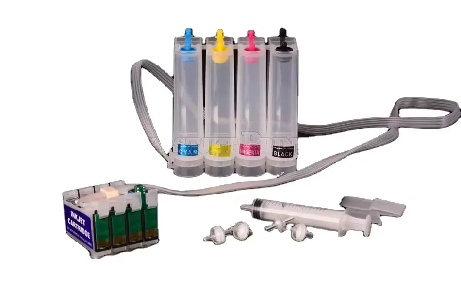 Ocinkjet T2961- T2964 4 colors Continuous Ink Supply System Ciss For Epson XP241  XP-231 XP-431 Printer 4Colors /Set