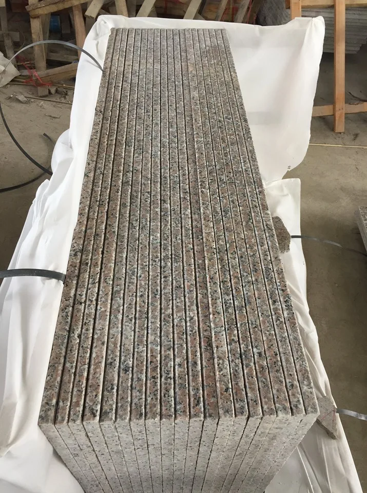 spain rosso rosa porrino granite tiles car parking stone