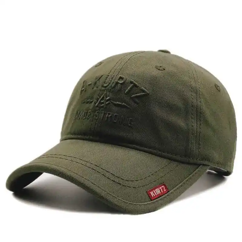 2024 topi korea golf sports caps for men custom embroidery logo 100% cotton unstructured dad hats