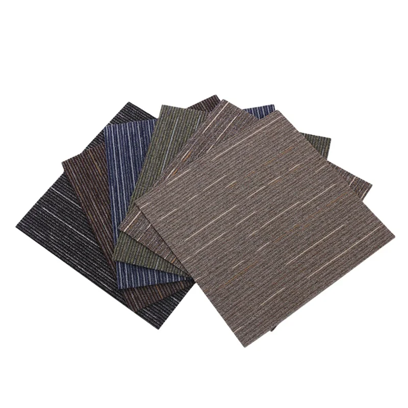 PP/Nylon Material Machine Tufted 50*50cm Carpet Tile for Commercial/Hotel/Home Decoration