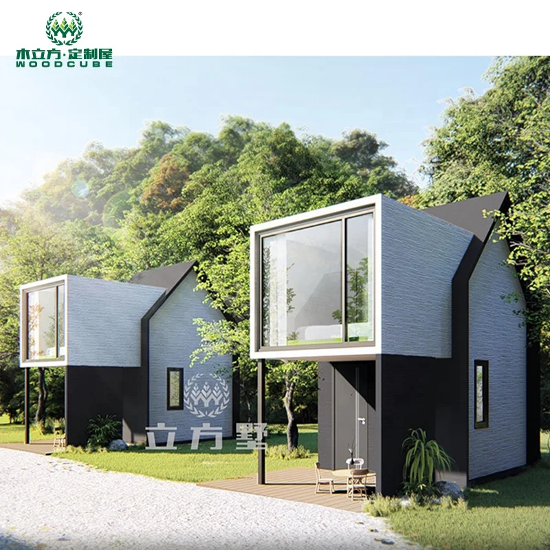 two storey prefab house luxury prefab house prefab villa glamping house