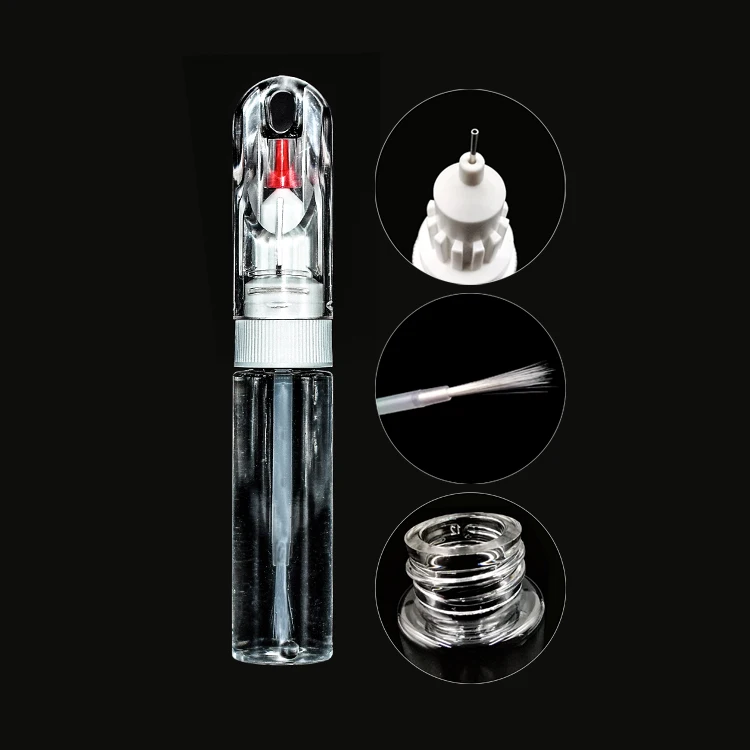 Empty 20ml 2-in-1 Refillable Repair Refinish Auto car scratch remover paint bottle touch up paint bottles touch up paint pen