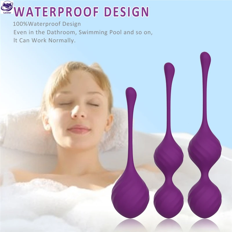  High quality silicone Smart Ball Vaginal Dumbbell Kegel Tighten