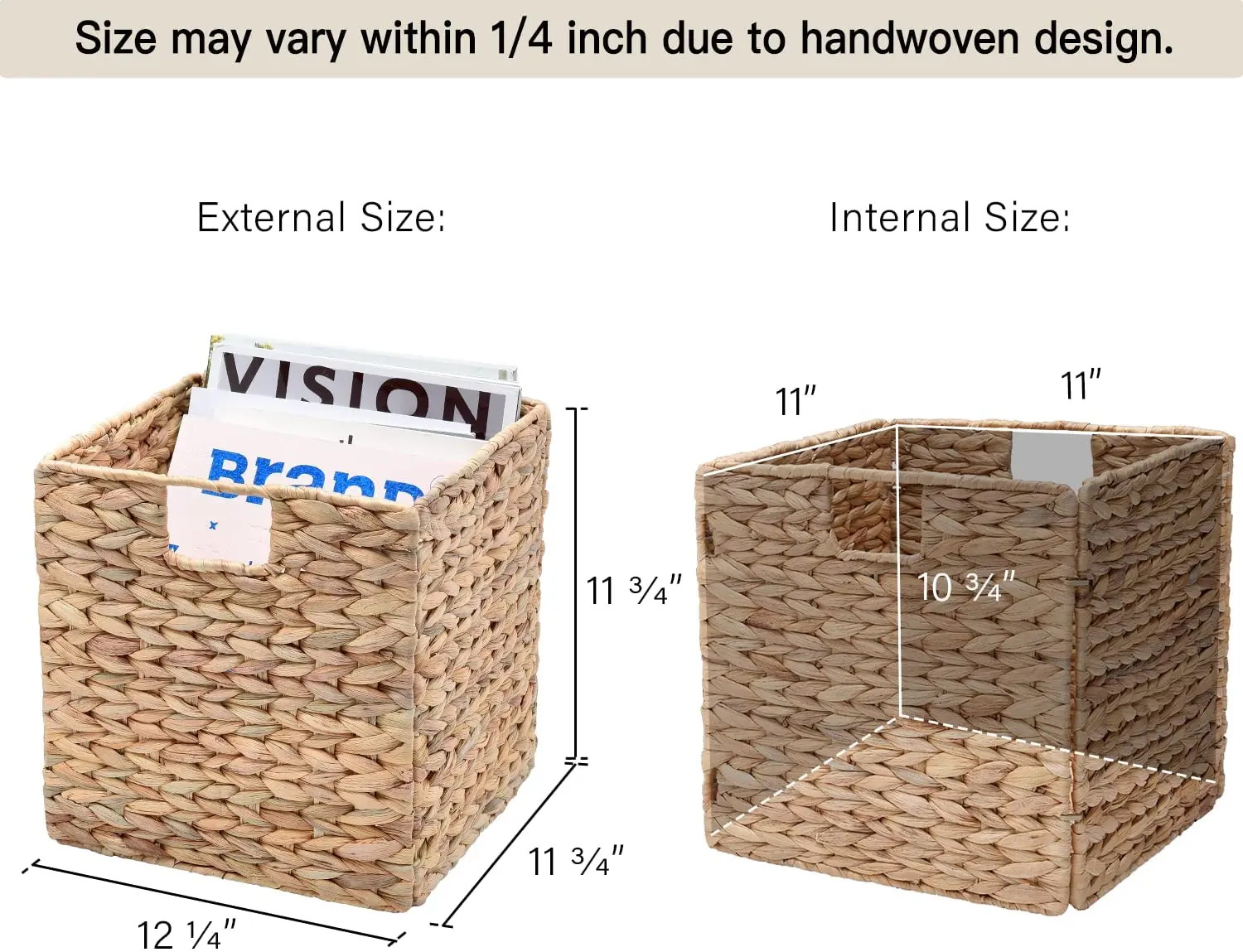 Home Decor Basketry Rattan Seagrass Hanging Wicker Laundry Rolling File Cabinet Water Hyacinth Storage Basket