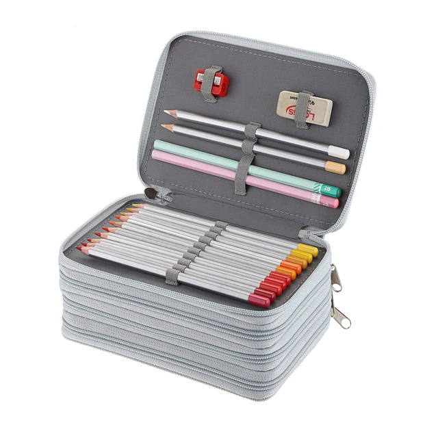 Handy Pencil Case Organizer 72 Slots Pencil Bag for Watercolor Pencil for Student