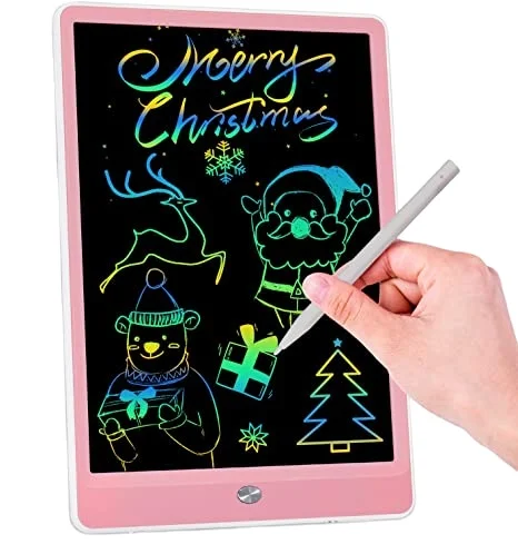 LCD Writing Tablet, Erasable and Reusable Doodle Board Colorful Drawing and Tablet Kids Writing Pad