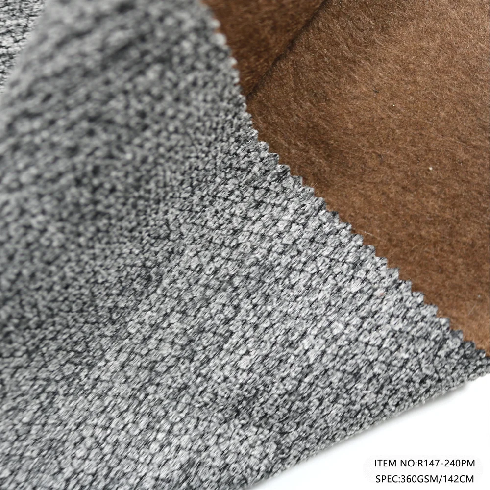 Free Sample Wholesale 100% Polyester Sofa Fabric Woven Linen Upholstery Fabric For Sofa