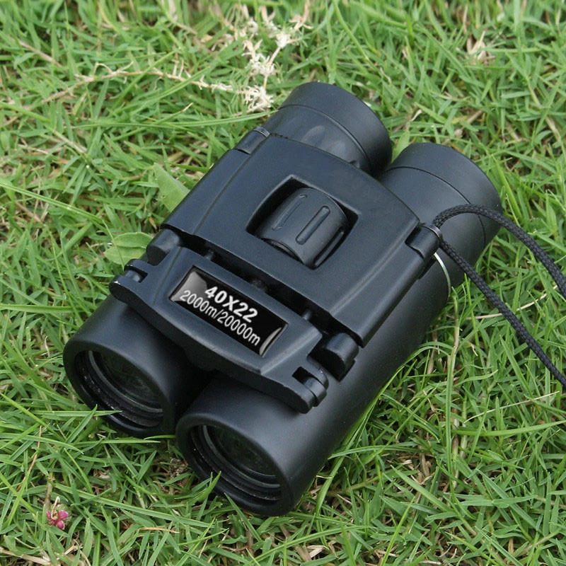 40x22 HD Folding Mini Powerful 2000M Long Range Binoculars