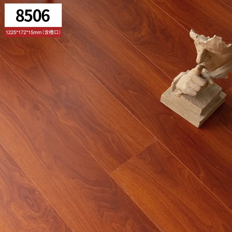 High Gloss Germany Technic Quality Durable Laminate Flooring Waterproof Wooden Floor