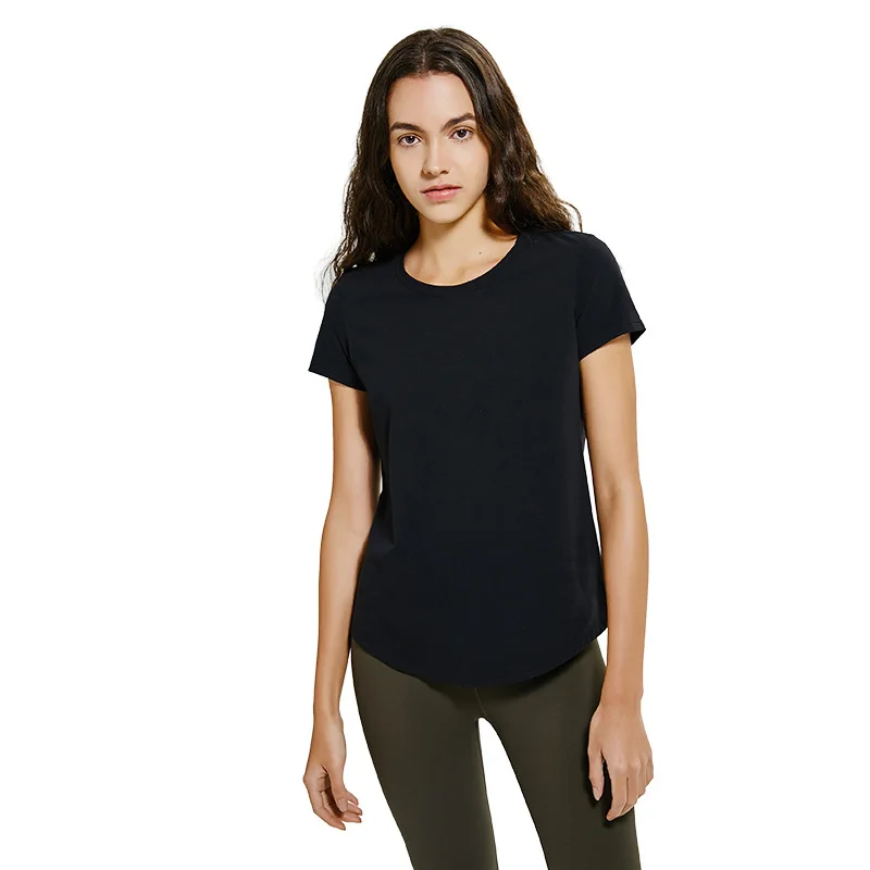 
Gym Yoga Short Sleeves Fashion T-shirt Oversized T Shirt Women 